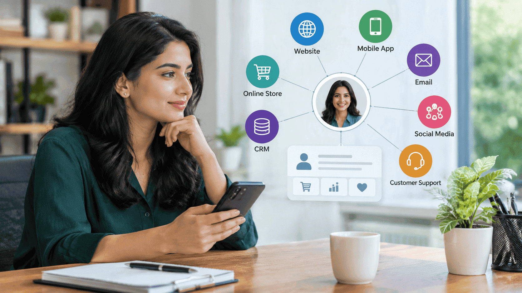Customer Data Platform unifying customer information across marketing channels
